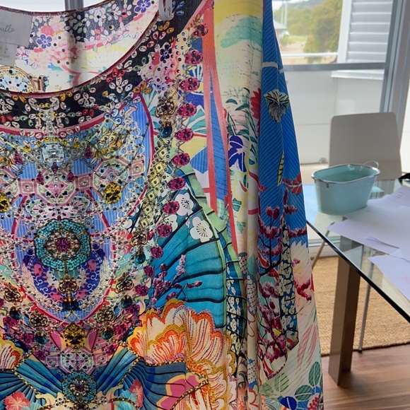 Camilla Kaftan Dress - a stunner , beautiful colours , one size fits all - Picture 7 of 9